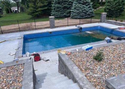 pool clean with pool products